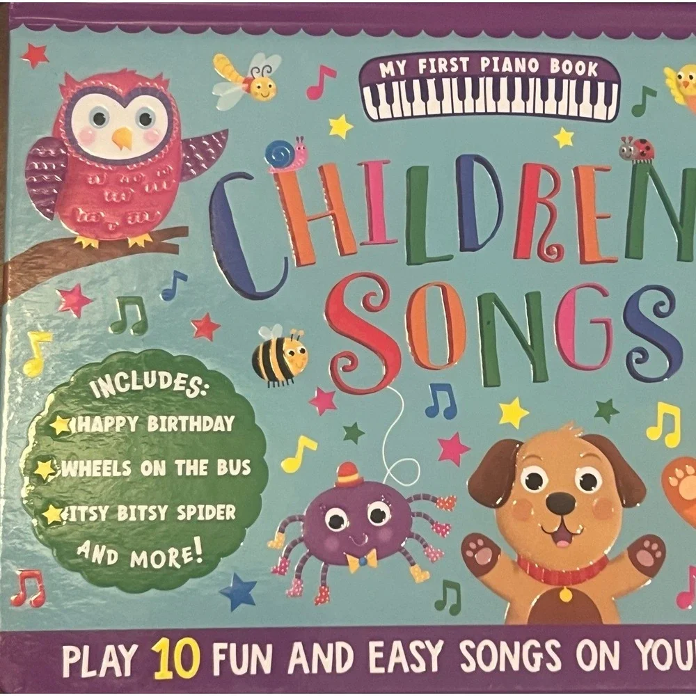 My First Piano Book Lot of 3 Children's Silly Songs Classical Music Sound Books